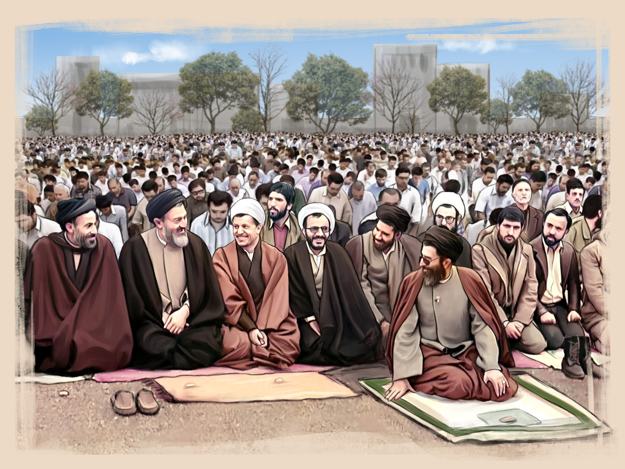 انتشار به مناسبت انتصاب حضرت‌آیت‌الله خامنه‌ای به عنوان امام جمعه تهران در 24 دی ماه 1358